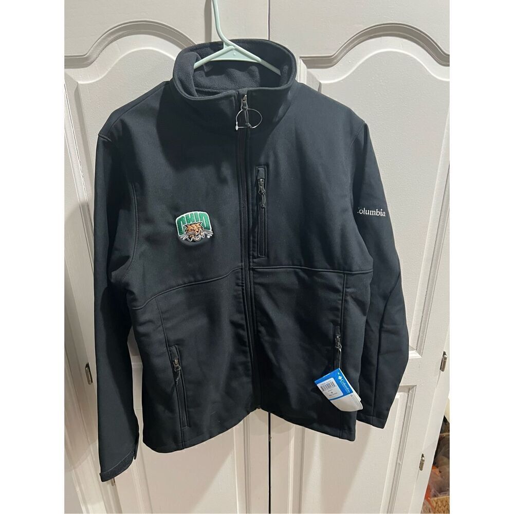 Columbia Men's Adventure Full-Zip Soft-Shell Jacket Embroidered NCAA OHIO bobcat